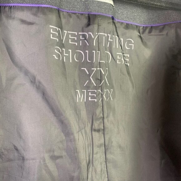 MEXX men coat in dark grey mid length long sleeve front zipper size 44 - Picture 12 of 16